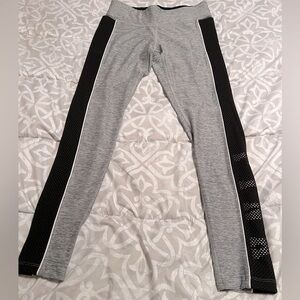 PINK ultimate full length grey & black leggings